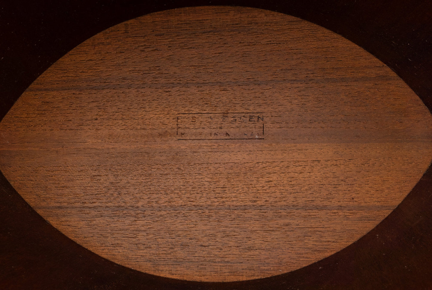 Einar Barnes Teak Wastebasket