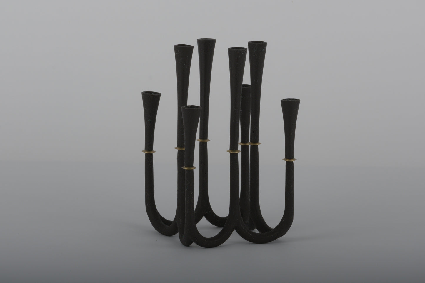 Jens Quistgaard Cast Iron "Candelabra" Set