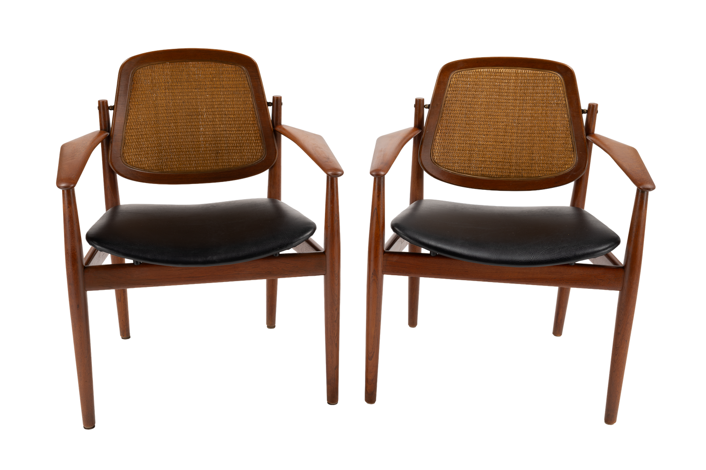 Arne Vodder Model 205 & 206 Dining Chair Set