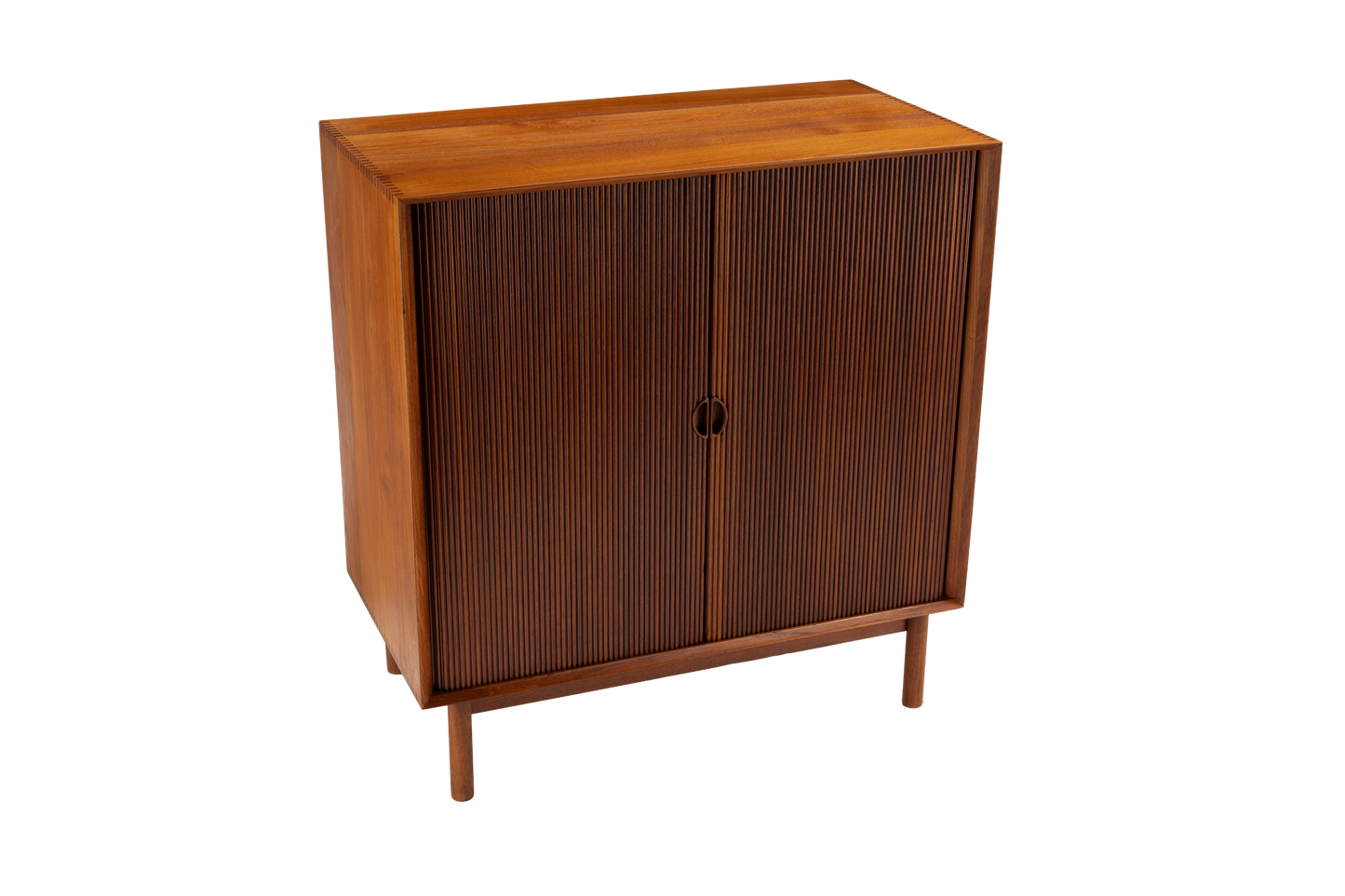 Peter Hvidt Tambour Door Cabinet
