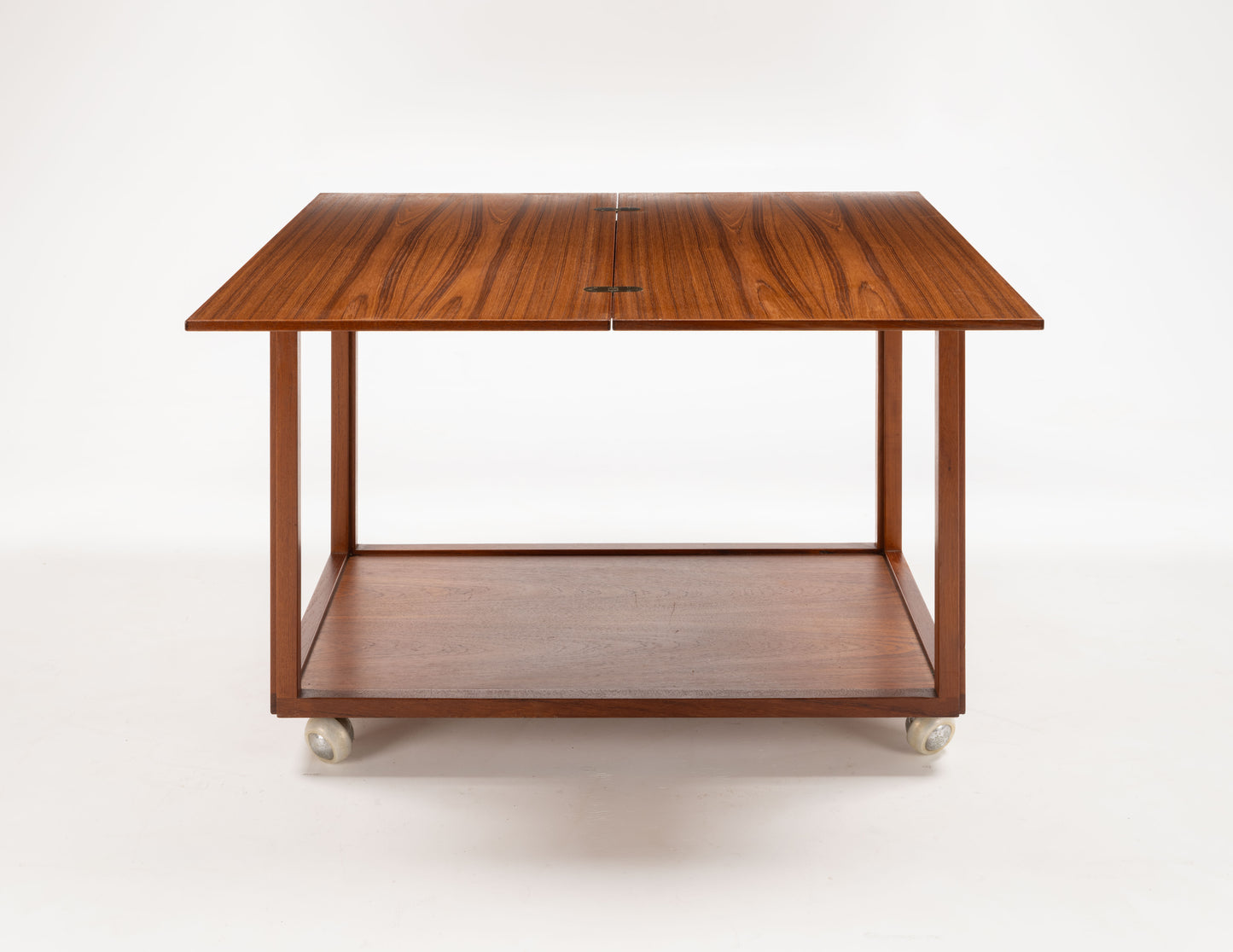 Danish Teak Expanding Bar Cart