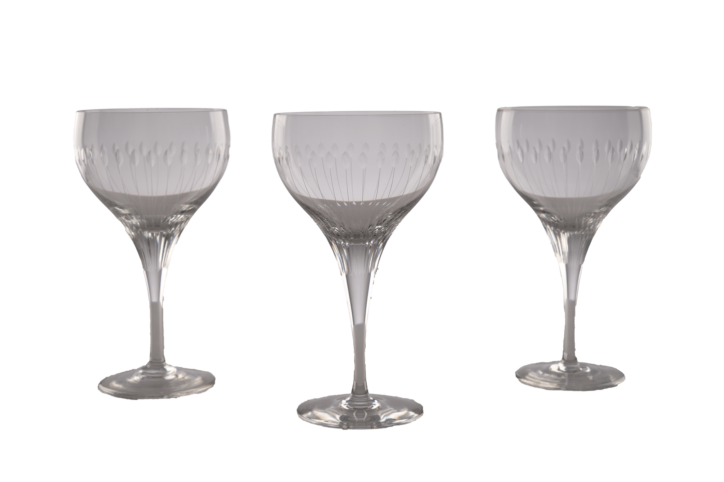 Rosenthal Lotus Cut Crystal Stemware