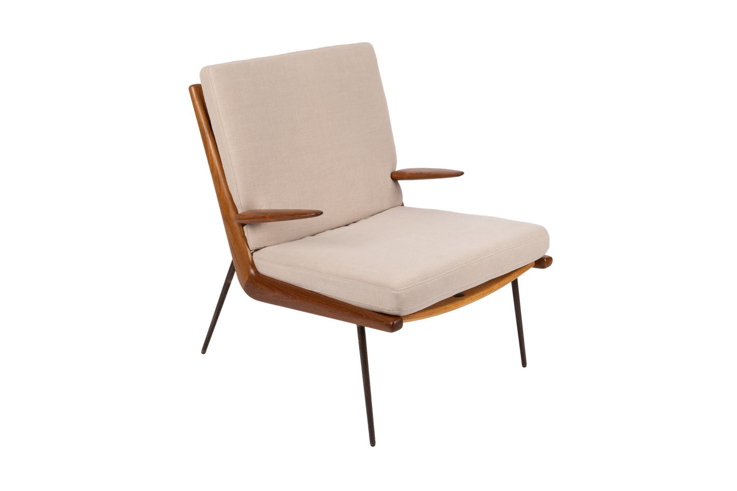 Peter Hvidt "Boomerang" Arm Chairs