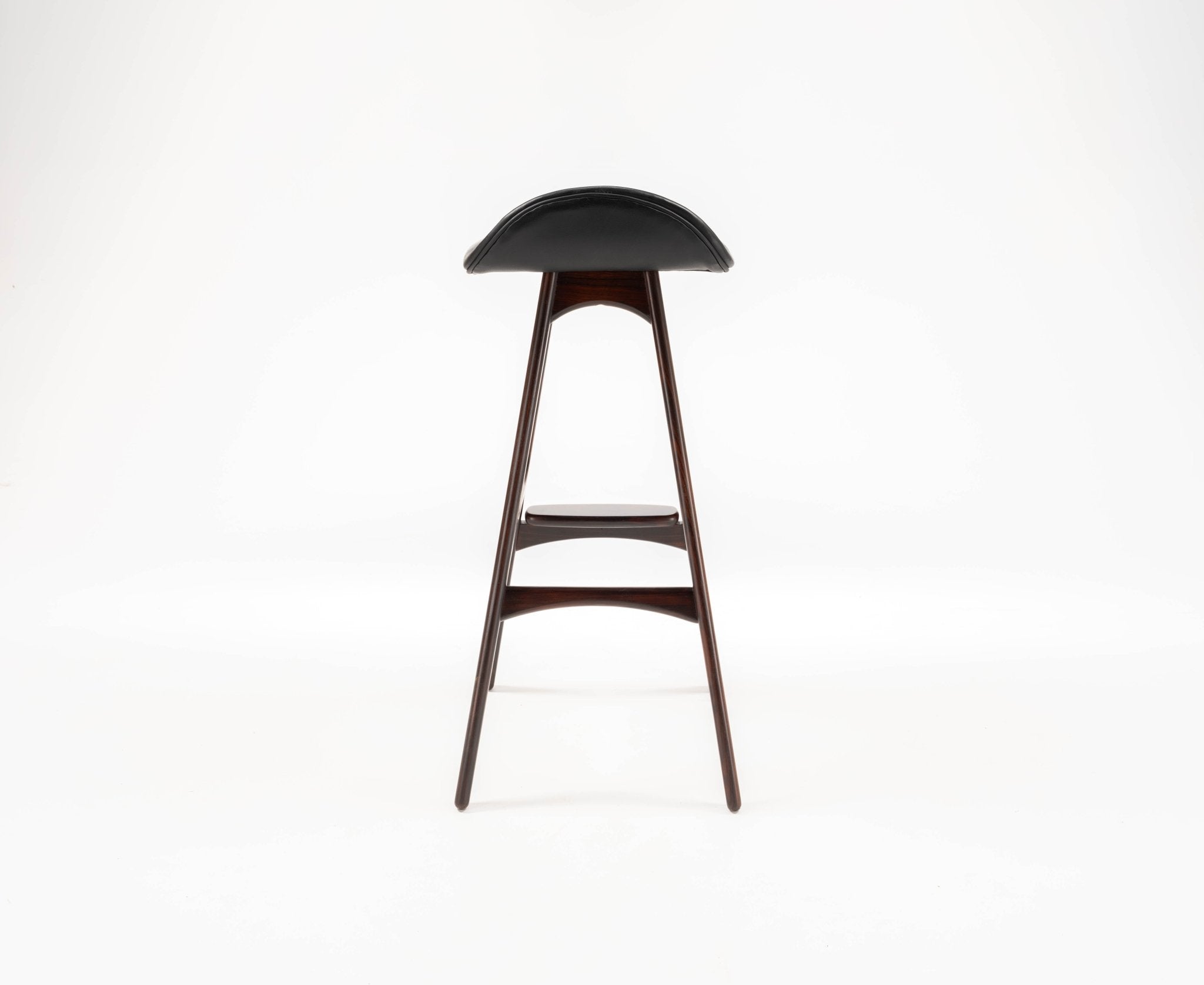 Erik Buch Rosewood Stools With Leather Seat – Egg Culture