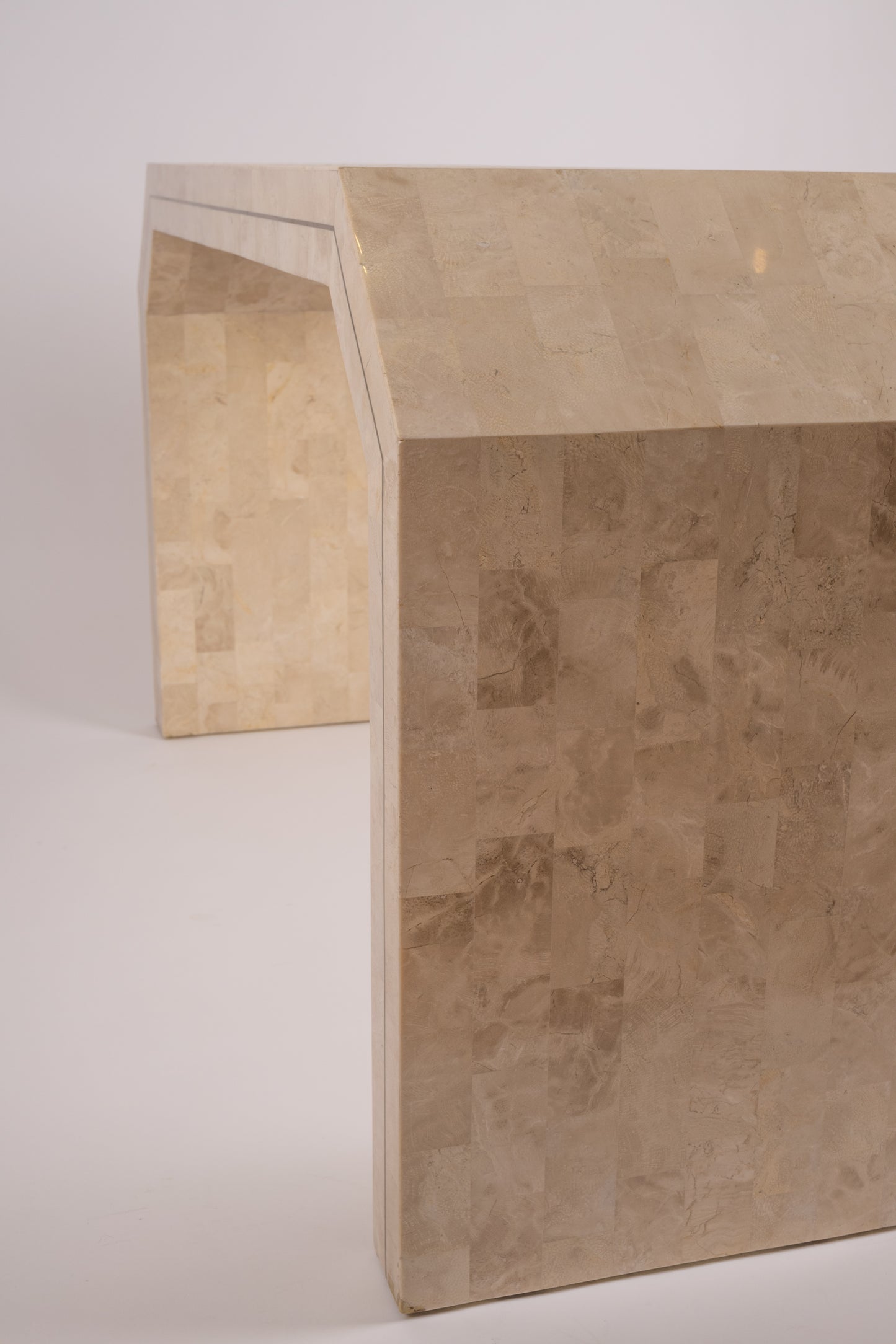 Casa Bique Tessellated Marble Console Table