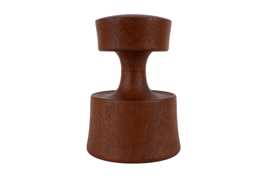 Jens Quistgaard teak peppermill from the 1950s with a sculptural mid-century modern Danish design by Dansk