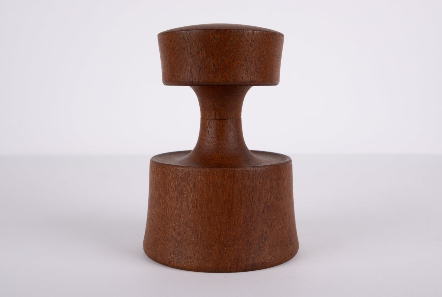 Jens Quistgaard teak peppermill designed for Dansk Denmark in the 1950s with solid wood chamber and handle