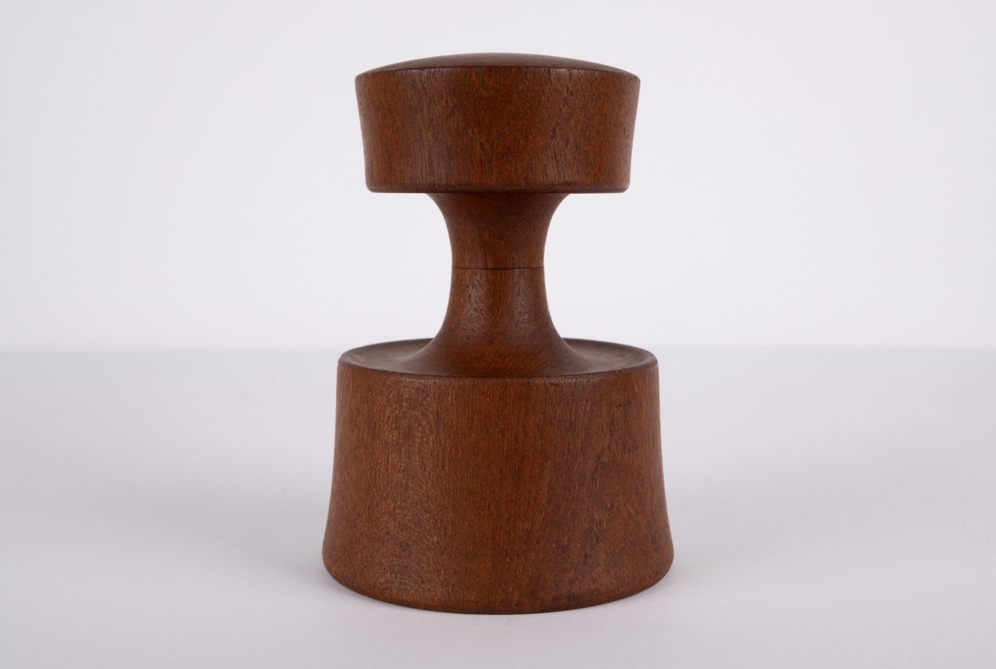 Jens Quistgaard teak peppermill designed for Dansk Denmark in the 1950s with solid wood chamber and handle