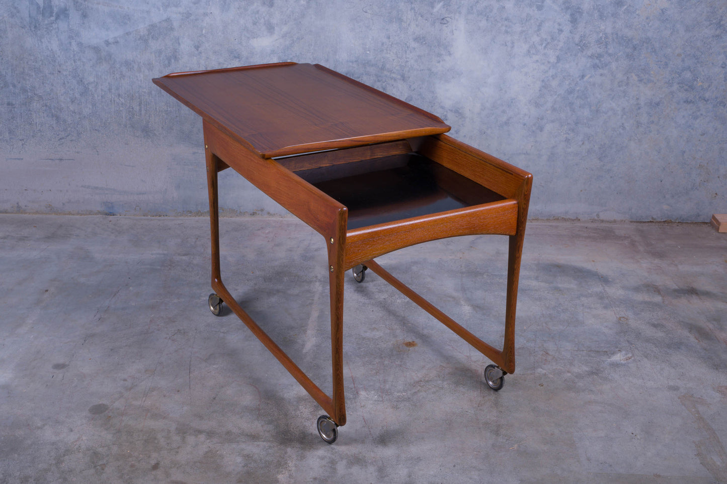 Ingvar Jensen Teak Bar Cart