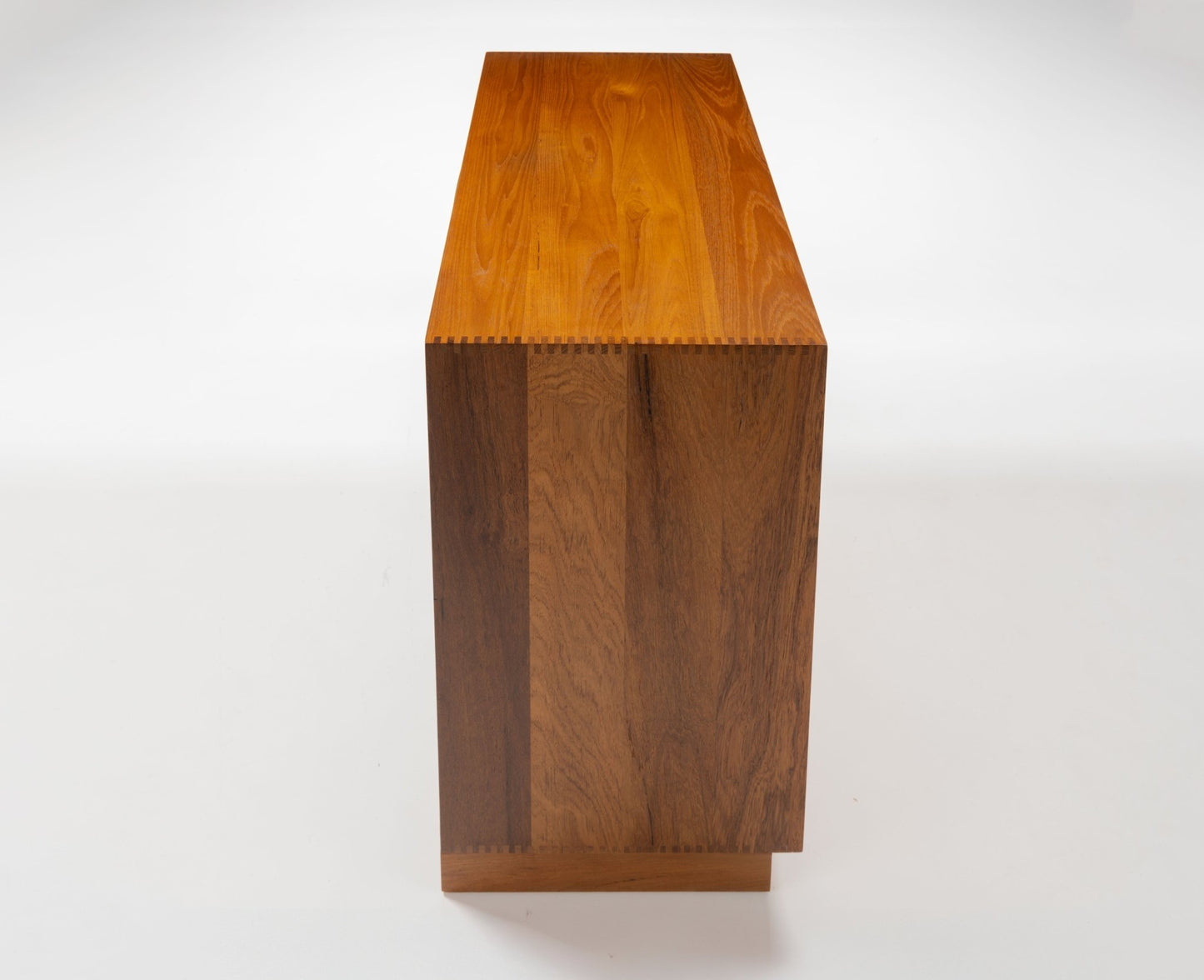 Peter Hvidt solid teak cabinet with dovetail joints showcasing mid-century Danish craftsmanship from Denmark.