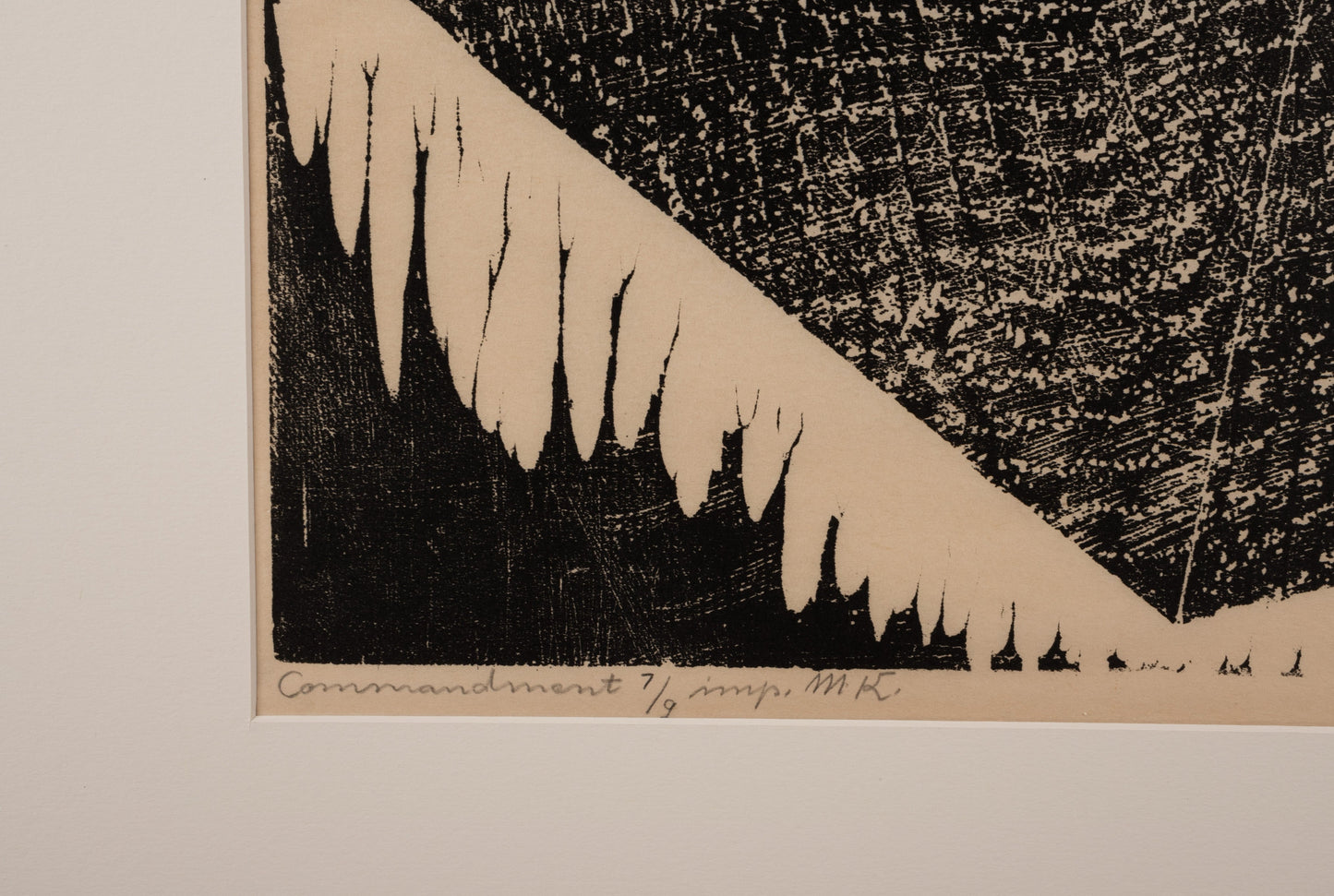 Margot Kempe Print, "Commandment"