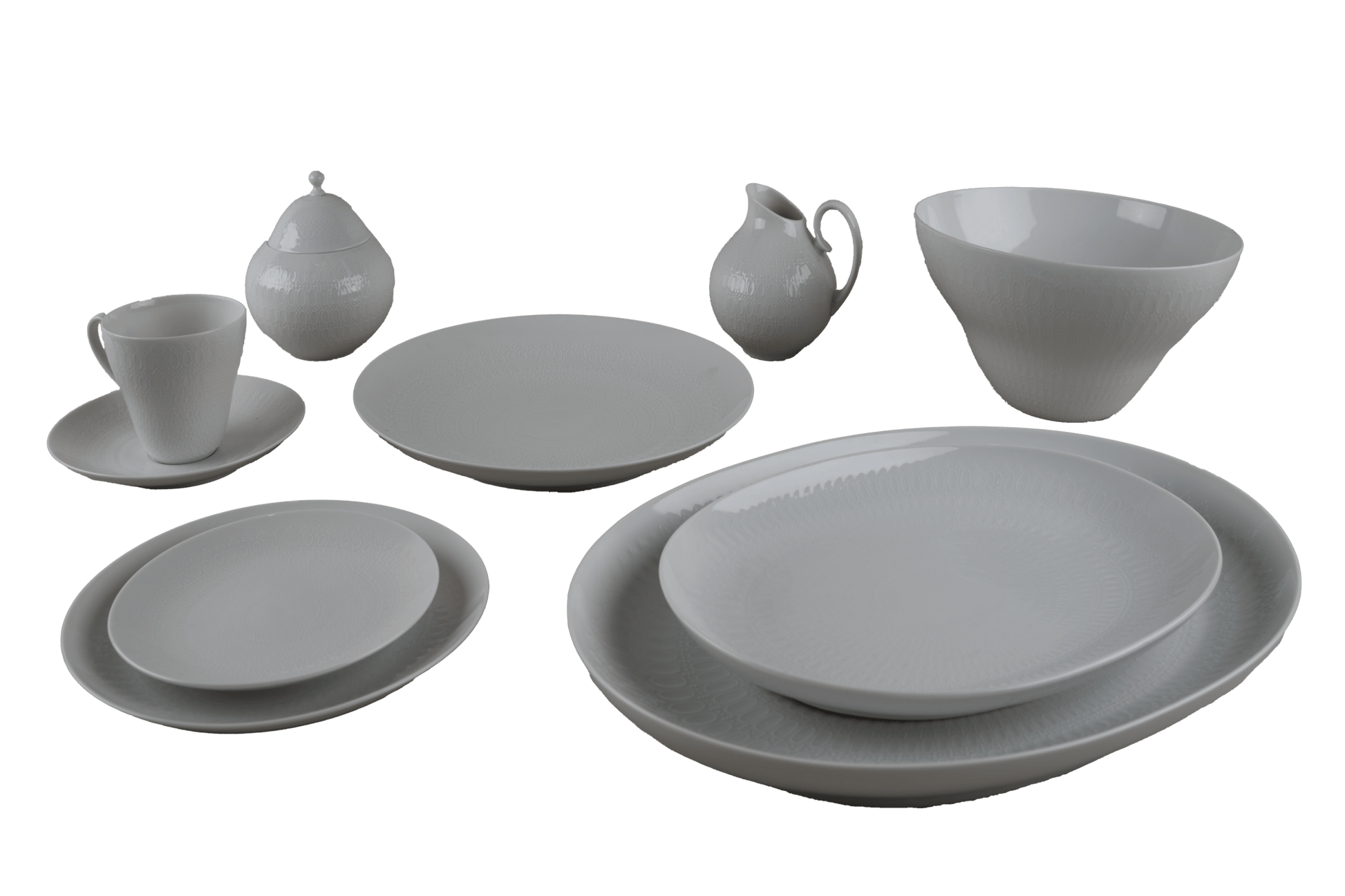 【訳あり】Rosenthal ロマンスホワイト食器セット7pieces 未使用品 Rosenthal 