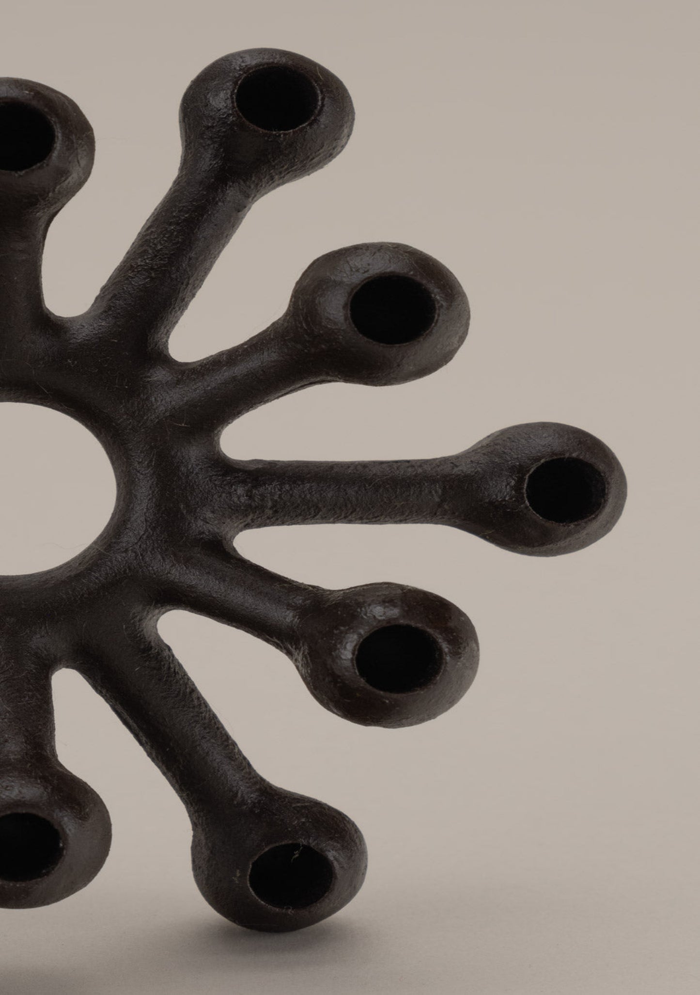 Dansk Cast Iron Spider Candeholder Set