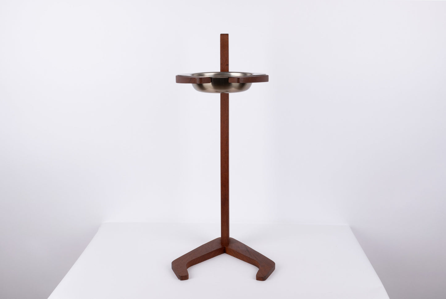 Teak Ashtray Stand