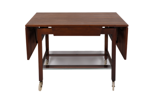 Jens Risom Expandable Serving Cart