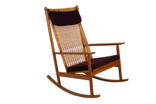 Hans Olsen Cane Rocking Chair