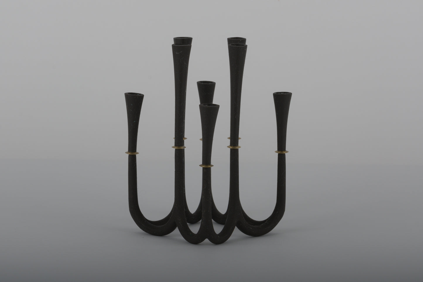 Jens Quistgaard Cast Iron "Candelabra" Set