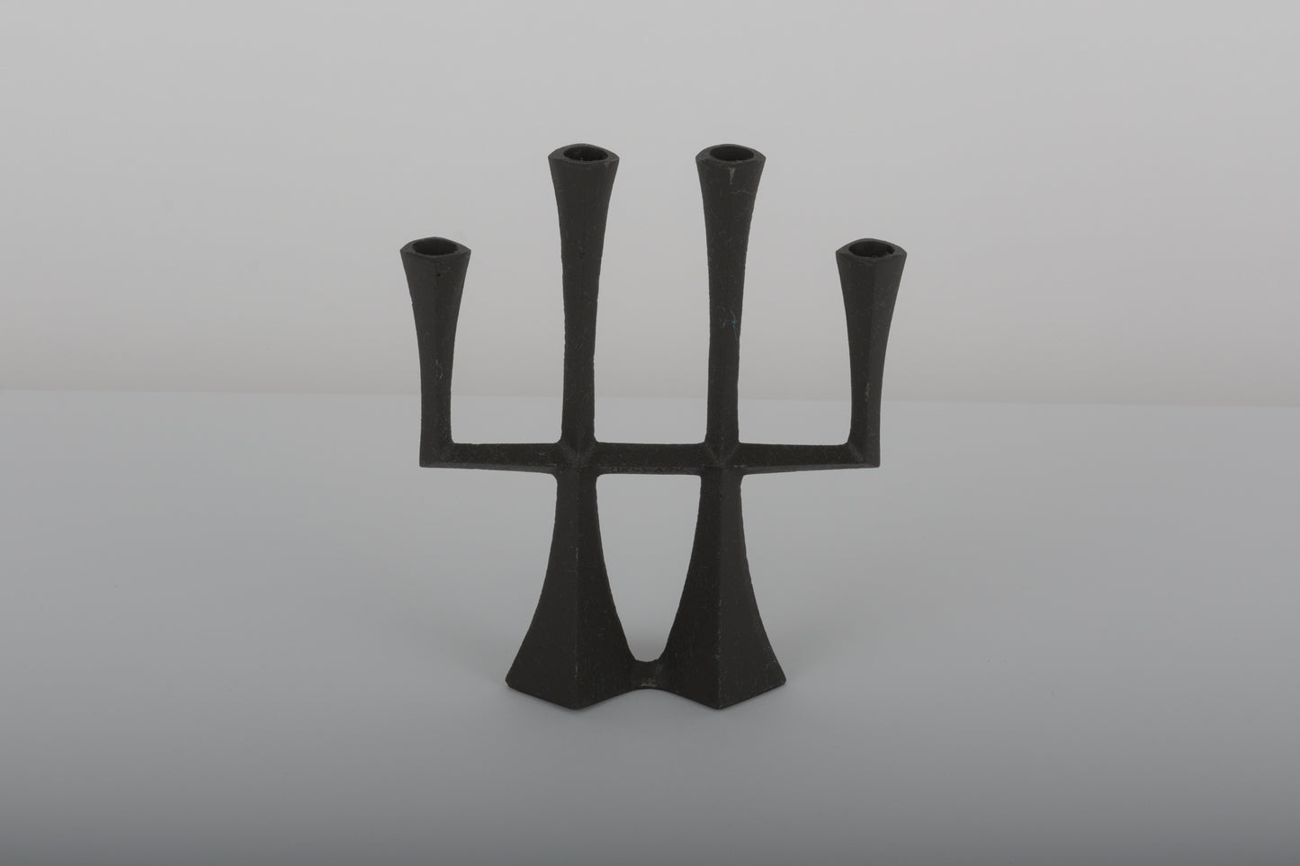 Jens Quistgaard Cast Iron Candle Holder Set