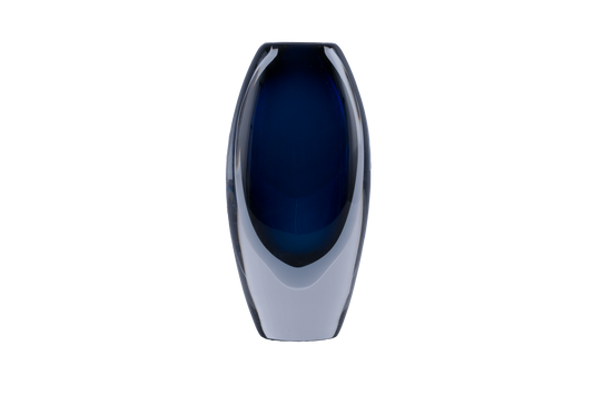 Sommerso Glass Vase by Vicke Lindstrand for Kosta Boda