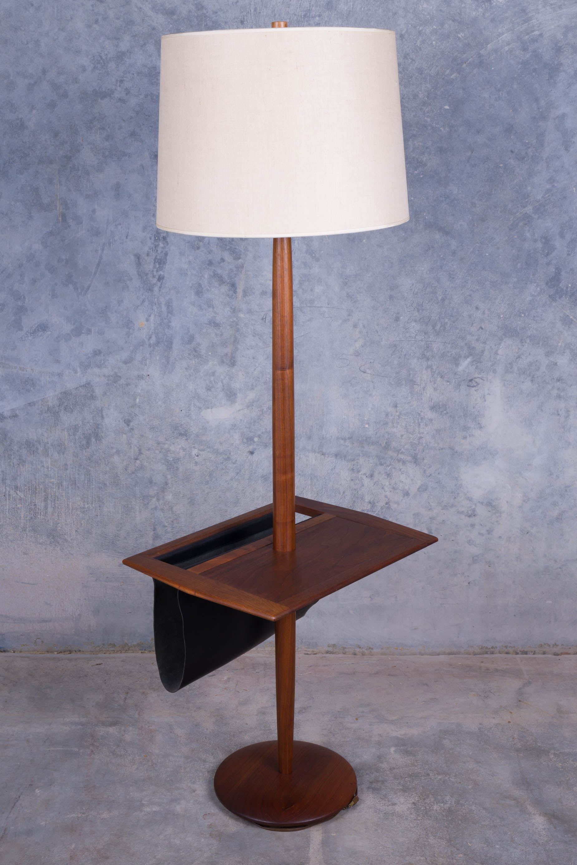 Laurel Floor Lamp with Magazine Rack