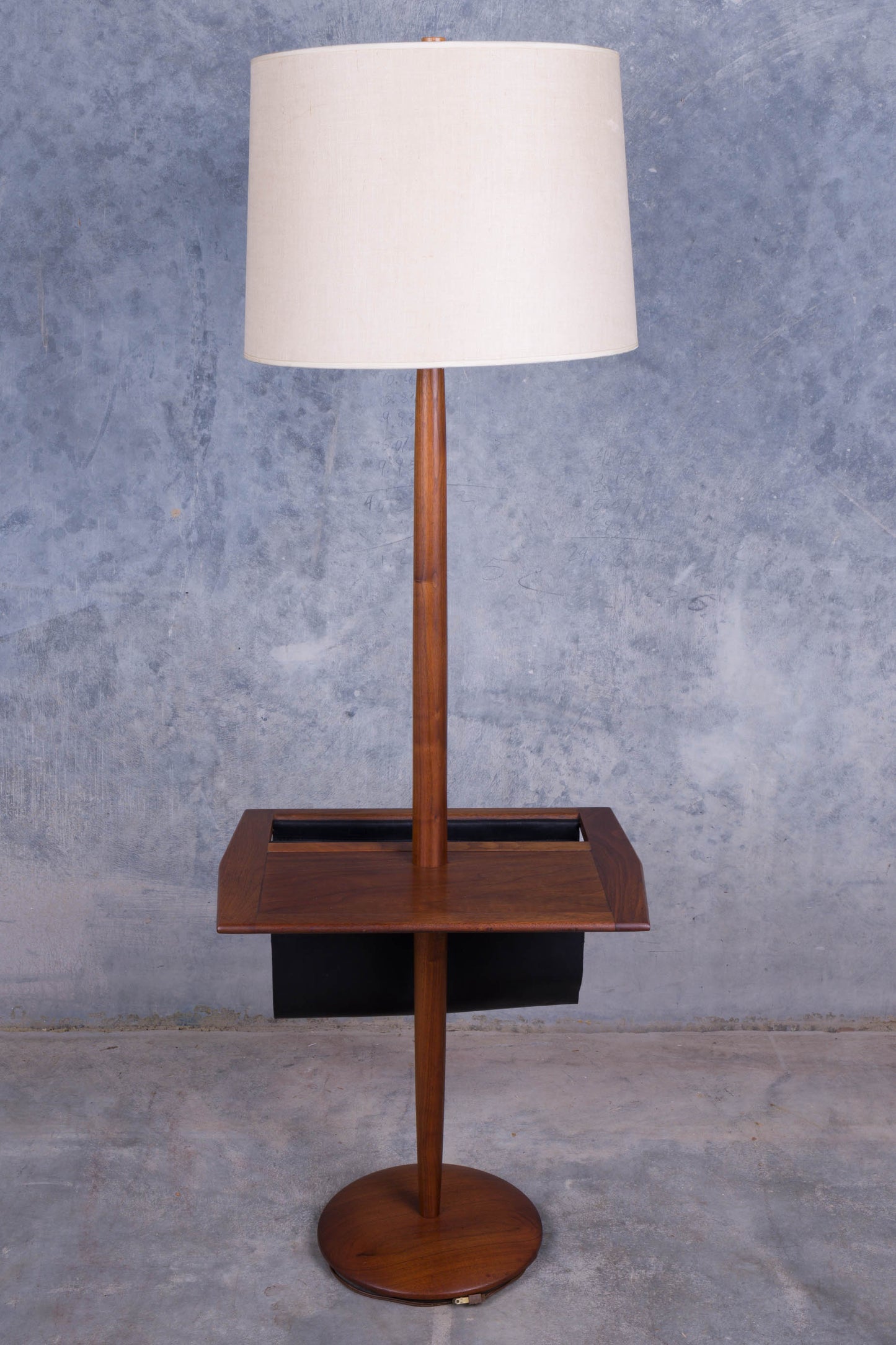 Laurel Floor Lamp with Magazine Rack