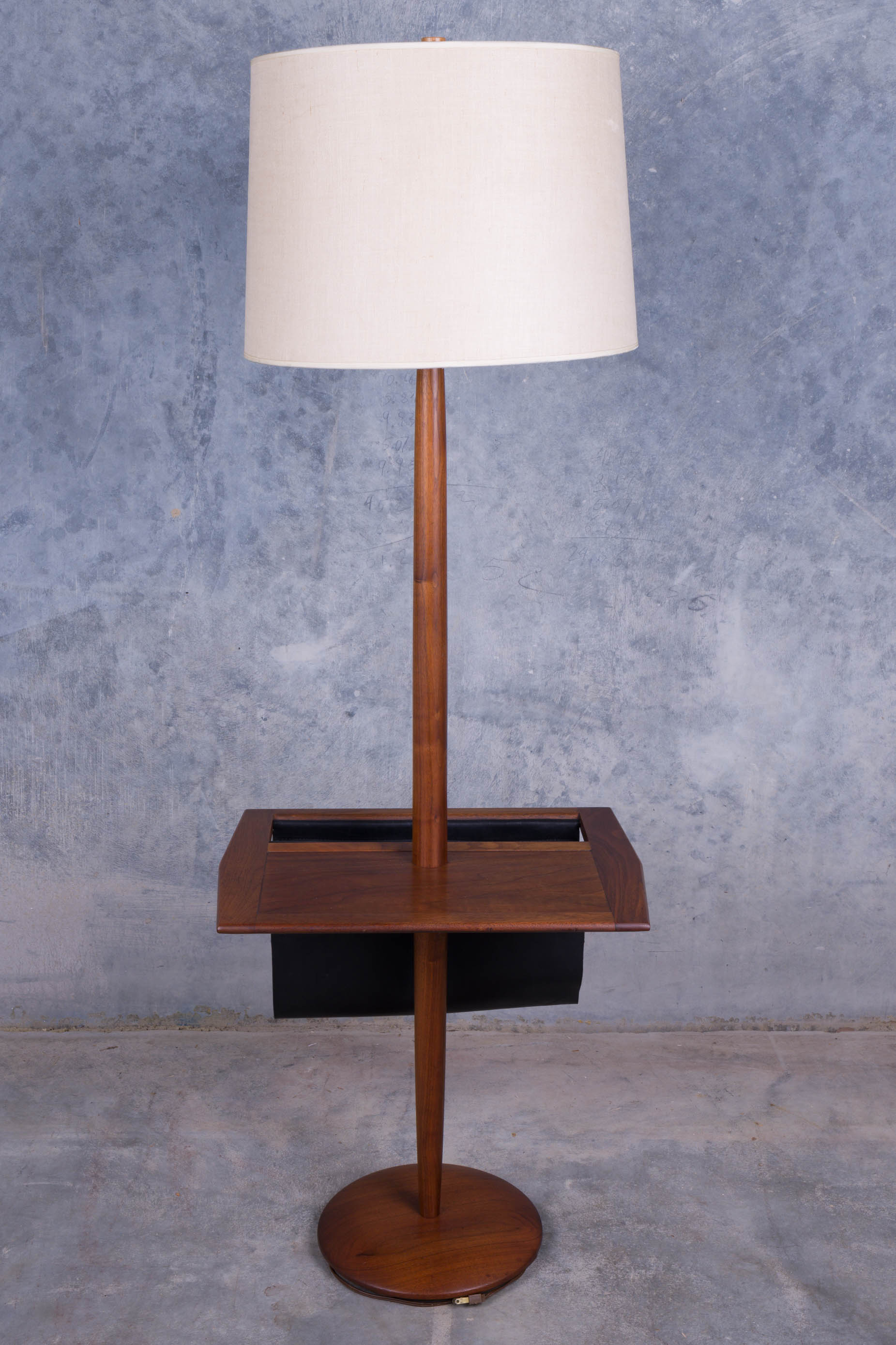 Laurel Floor Lamp with Magazine Rack