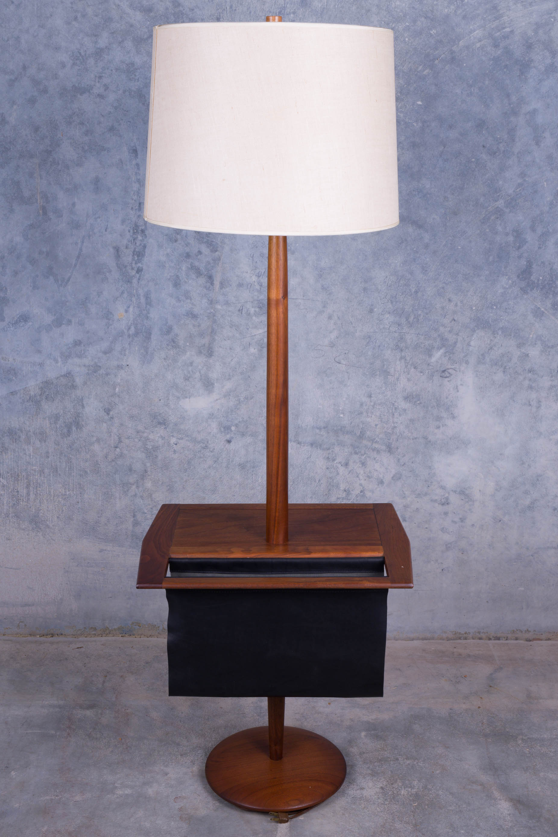 Laurel Floor Lamp with Magazine Rack