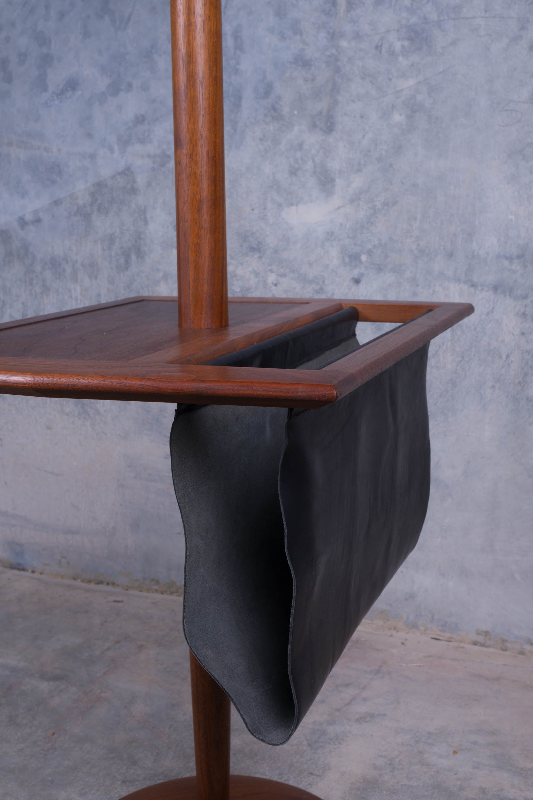 Laurel Floor Lamp with Magazine Rack