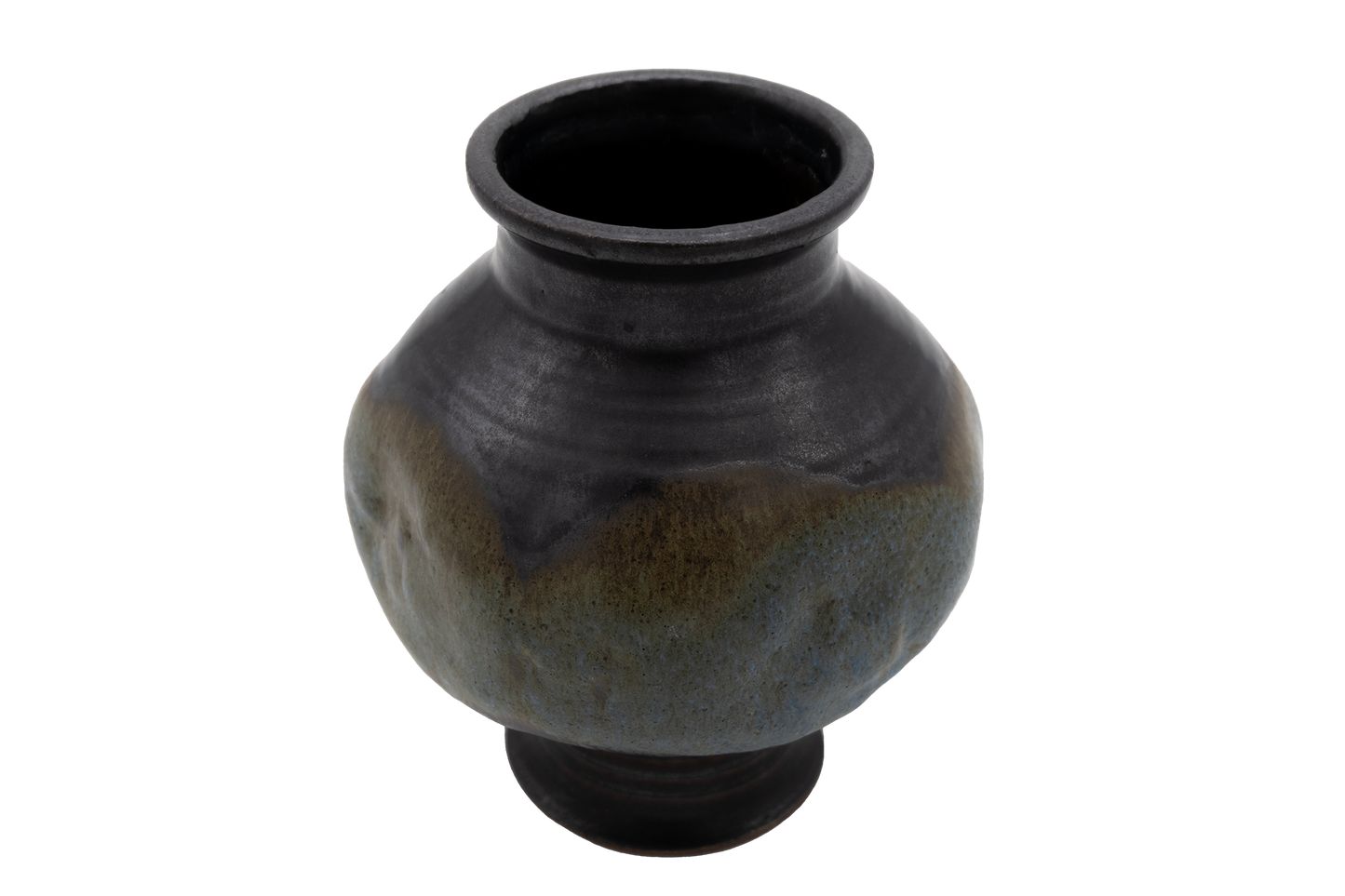 Indented Pottery Vase