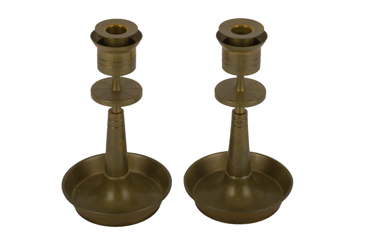 Tomi Parzinger Brass Candle Holders