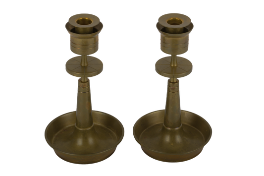 Tomi Parzinger Brass Candle Holders