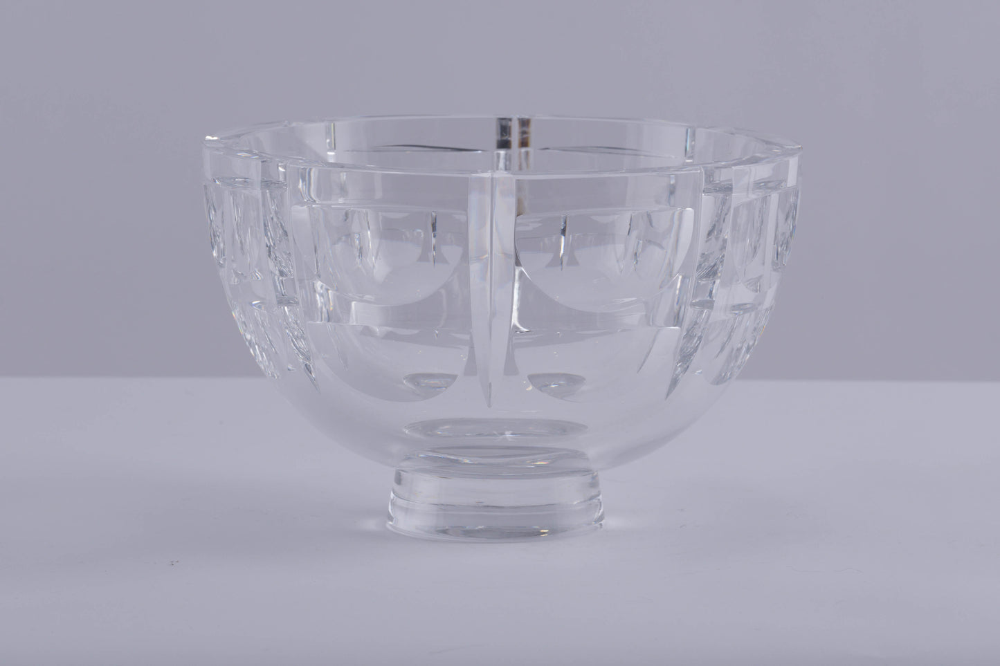 Orrefors "Thousand Windows" Cut Crystal Bowl