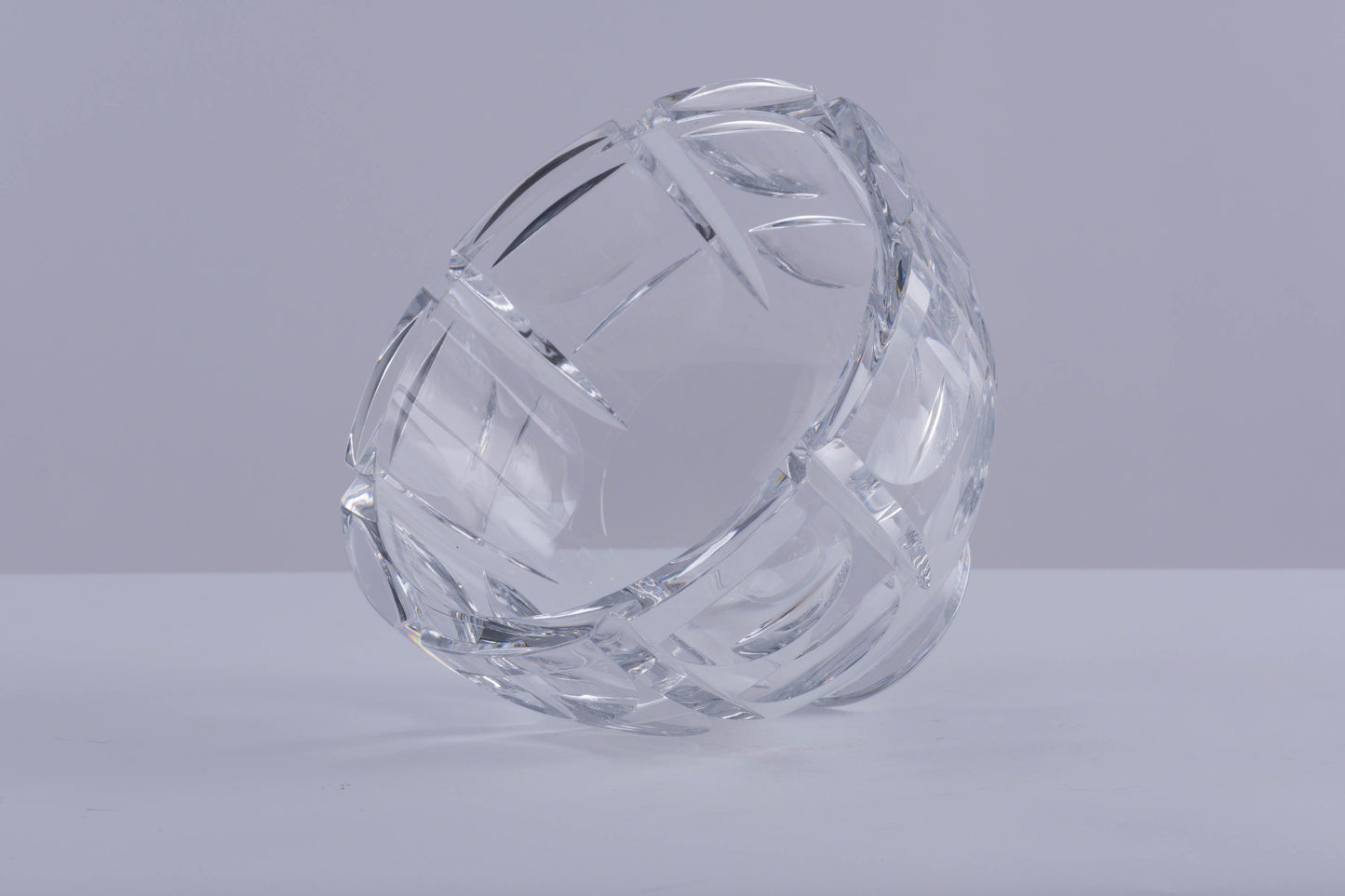 Orrefors "Thousand Windows" Cut Crystal Bowl