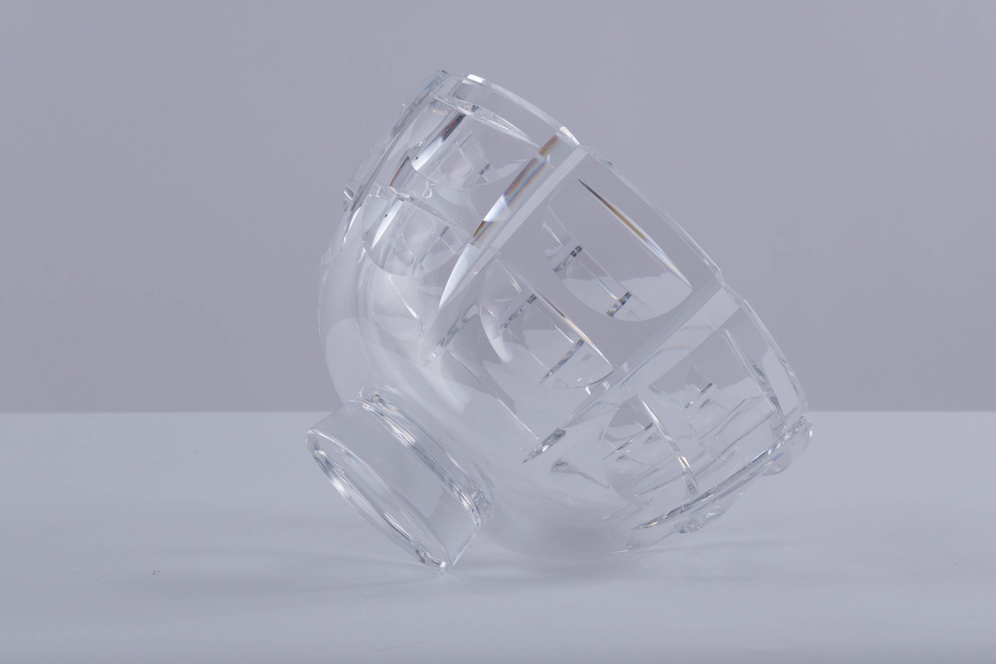 Orrefors "Thousand Windows" Cut Crystal Bowl
