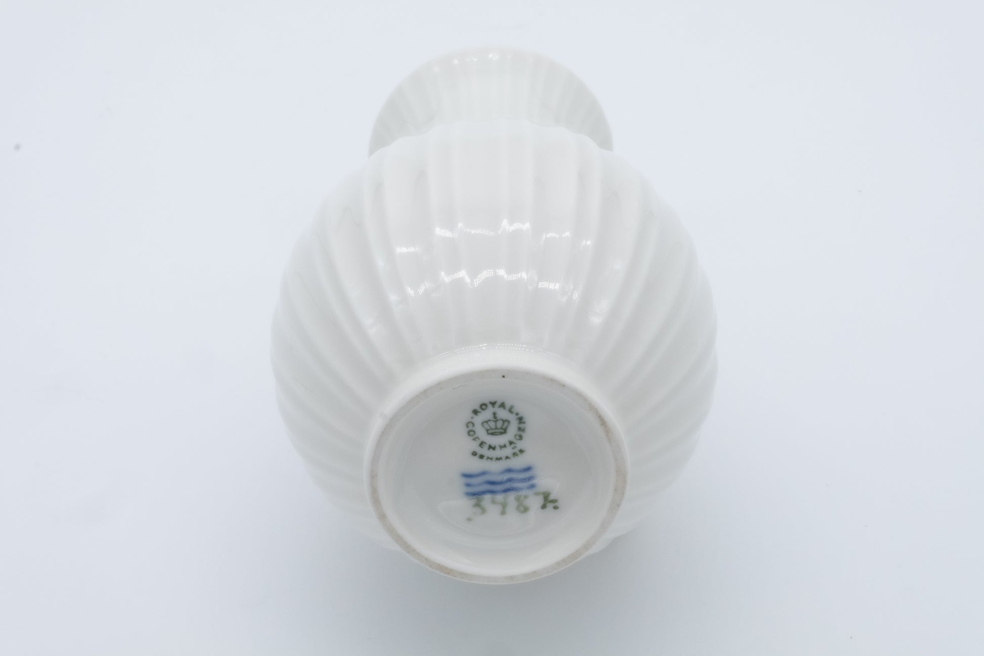 Royal Copenhagen Fluted Vase bottom markings